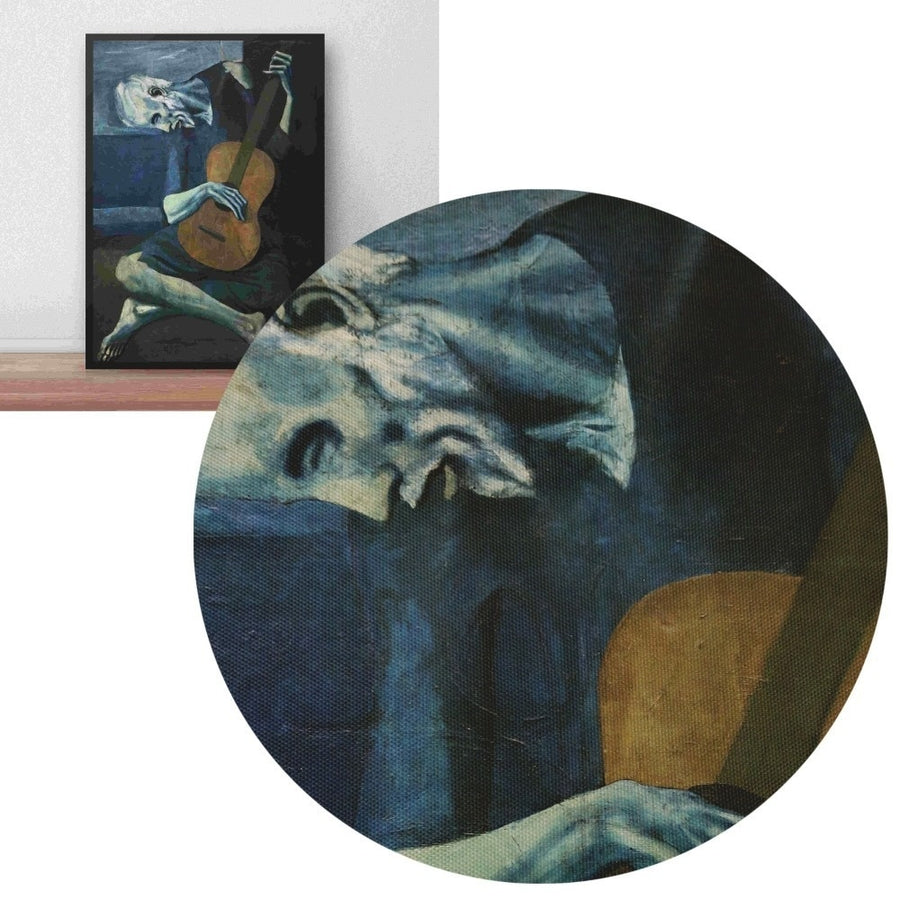 The Old Guitarist By Pablo Picasso Decorfaure