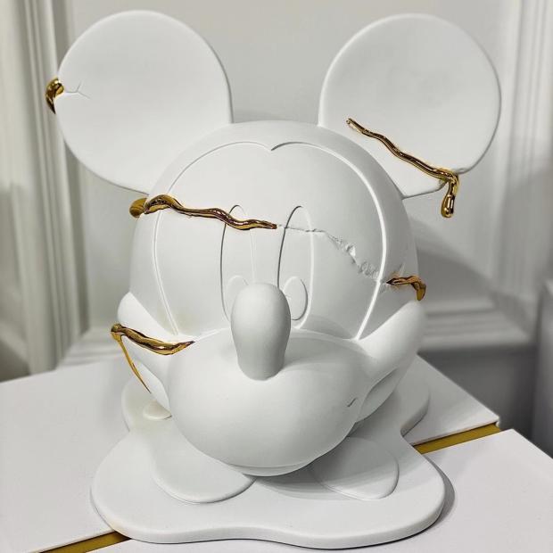 Mickey Face Sculpture Decorfaure