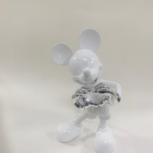 Mickey Heart Sculpture Decorfaure